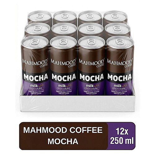Mahmood Coffee Mocha Soğuk Kahve 250 ml X 12 Adet - Mahmood Coffee