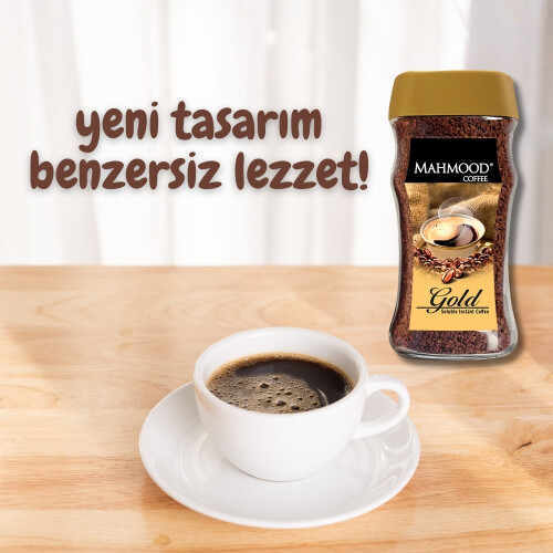 Mahmood Coffee Premium Gold Granül Kahve Cam Kavanoz 100 G - 3