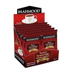 Mahmood Coffee Hazır Türk Kahvesi Sade 6 gr x 12 adet - Mahmood Coffee