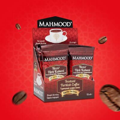 Mahmood Coffee Sade Hazır Türk Kahvesi 6 gr x 12 adet - 2
