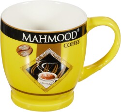 Mahmood Coffee Sarı Porselen Kupa - Mahmood Coffee
