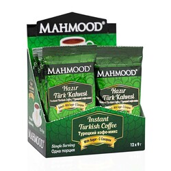 Mahmood Coffee Şekerli Hazır Türk Kahvesi 9 gr x 12 adet 