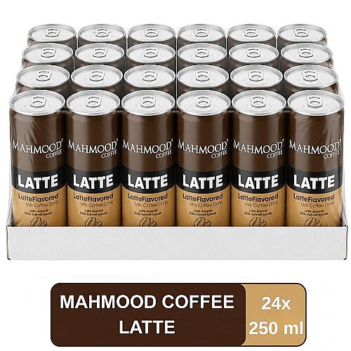 Mahmood Coffee Soğuk Kahve Latte 250 ml x 24 Adet - Mahmood Coffee