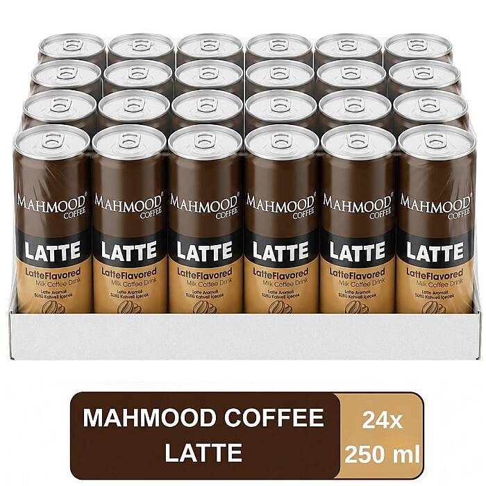 Mahmood Coffee Soğuk Kahve Latte 250 ml x 24 Adet - 1