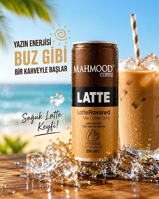 Mahmood Coffee Soğuk Kahve Latte 250 ml x 24 Adet - 4