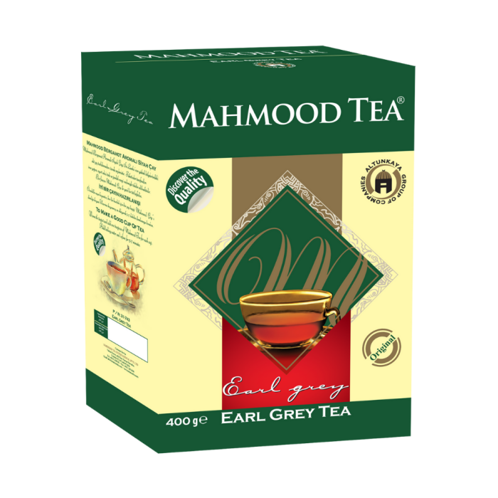 Mahmood Tea Bergamotlu Ithal Seylan Dökme Çayı Earl Grey Kutu 400 G - 2