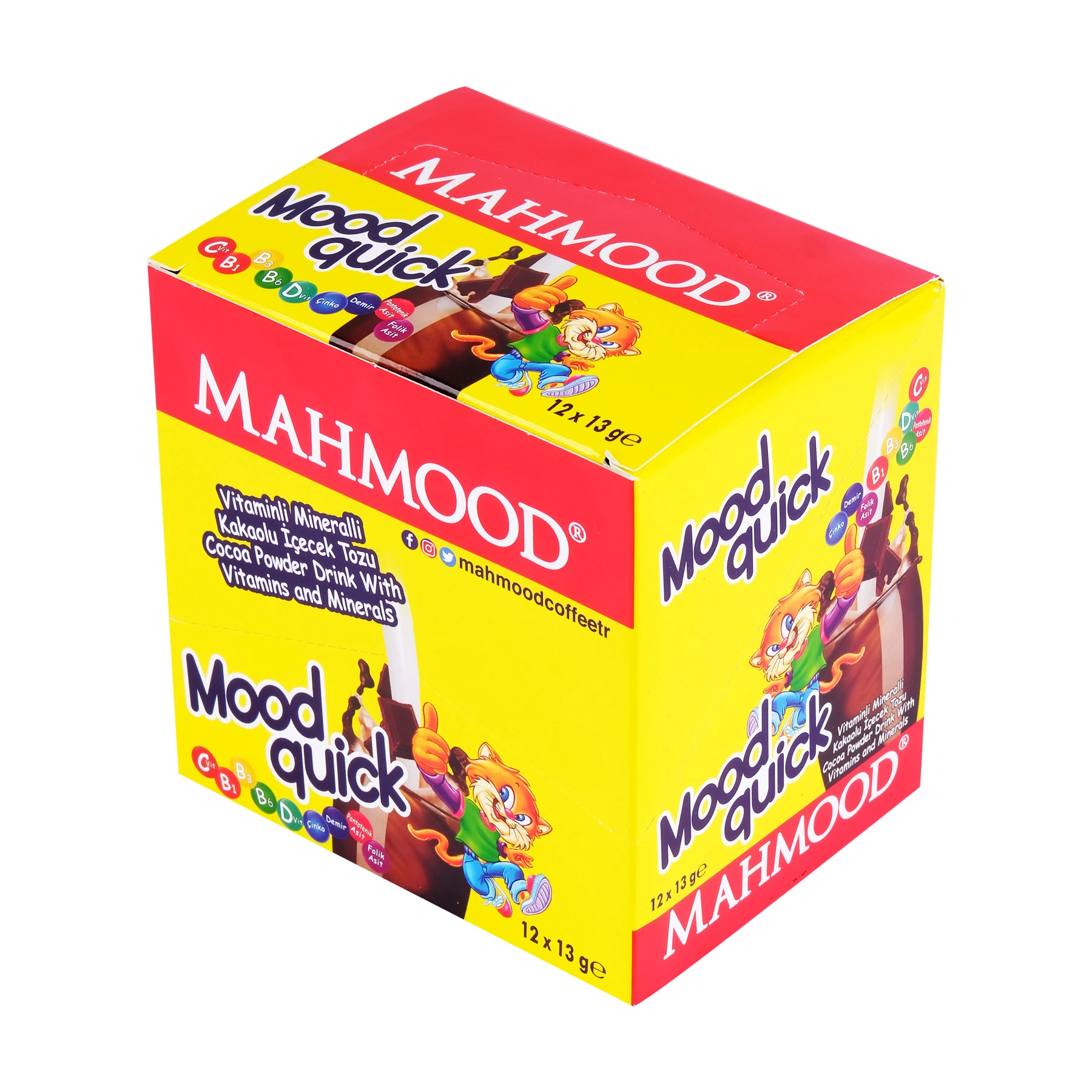 Mahmood Mood Quick İçecek Tozu 12x13gr - 1