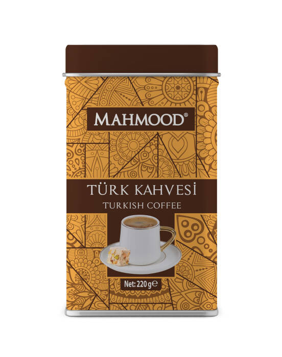 Mahmood Orta Kavrulmuş Türk Kahvesi Metal Kutu 220 G - 1