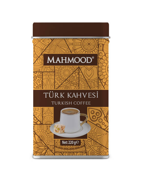 Mahmood Orta Kavrulmuş Türk Kahvesi Metal Kutu 220 Gr - 1