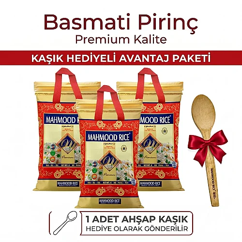 Mahmood Rıce 1121 Basmati Pirinç 4 Kg X 3 Adet - Mahmood Rice