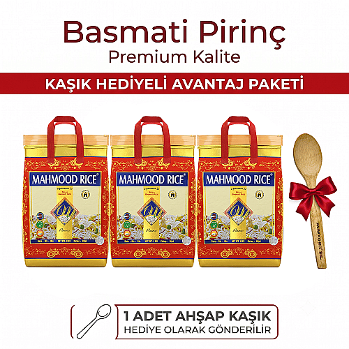 Mahmood Rıce 1121 Basmati Pirinç 4 Kg X 3 Adet - Mahmood Rice