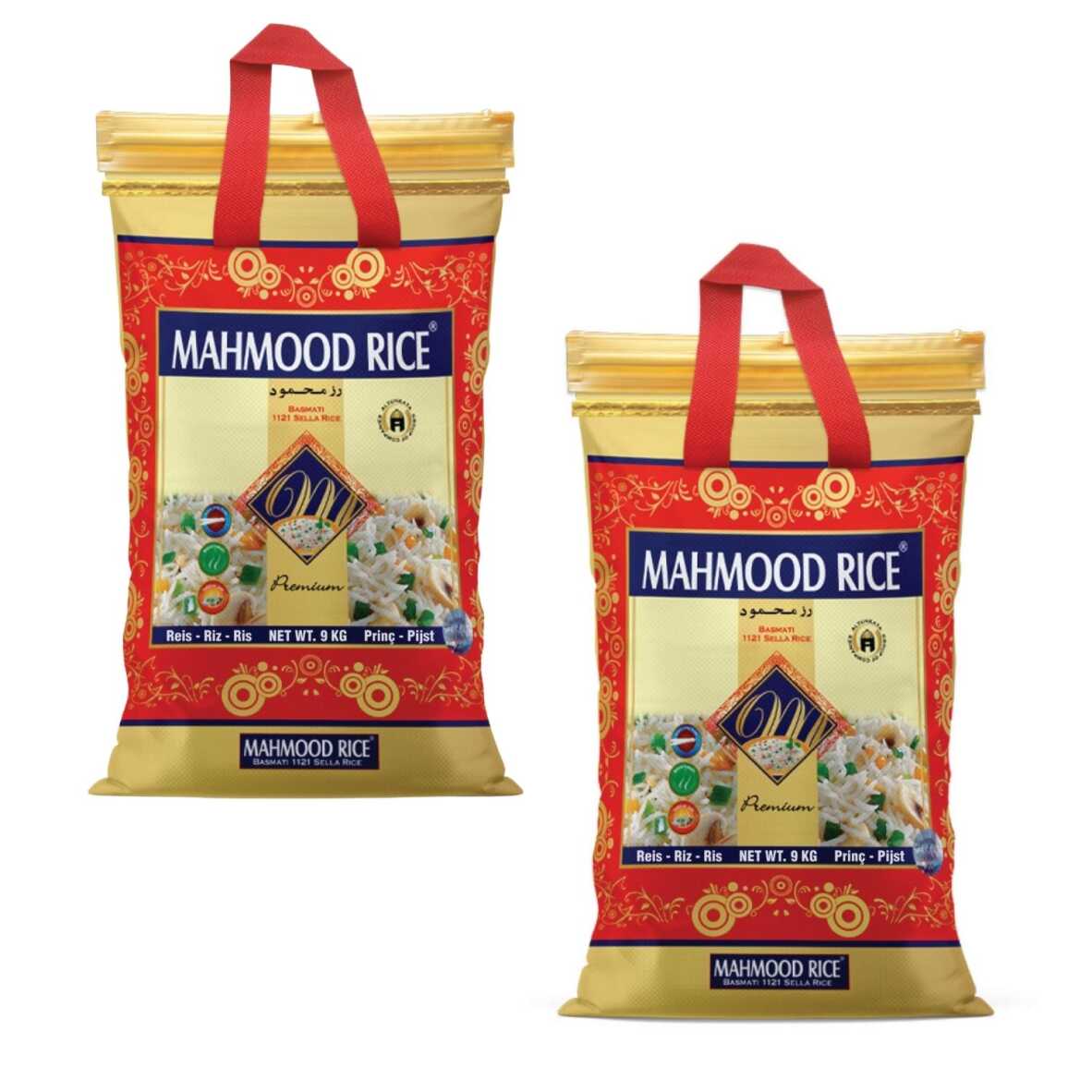 Mahmood Rice 1121 Basmati Pirinç 9 Kg x 2 Adet - 1