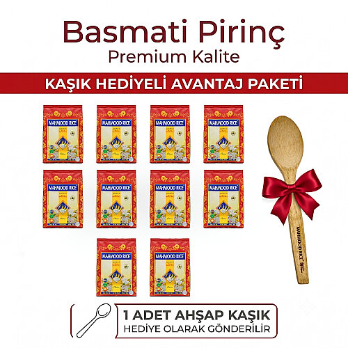 Mahmood Rice Basmati Pirinç 900 G x 10 Adet - Mahmood Rice