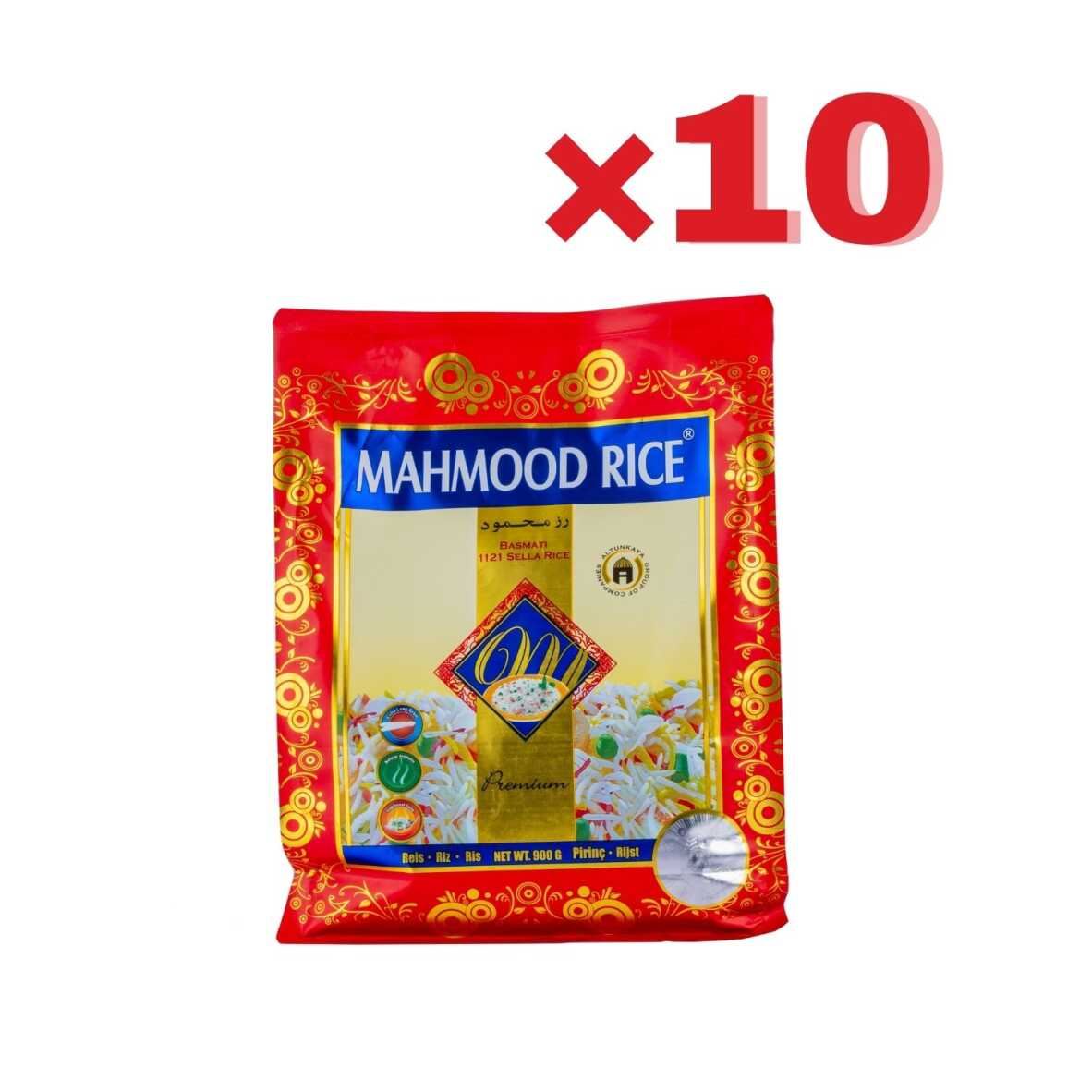Mahmood Rice Basmati Pirinç 10 x 900 G - 1
