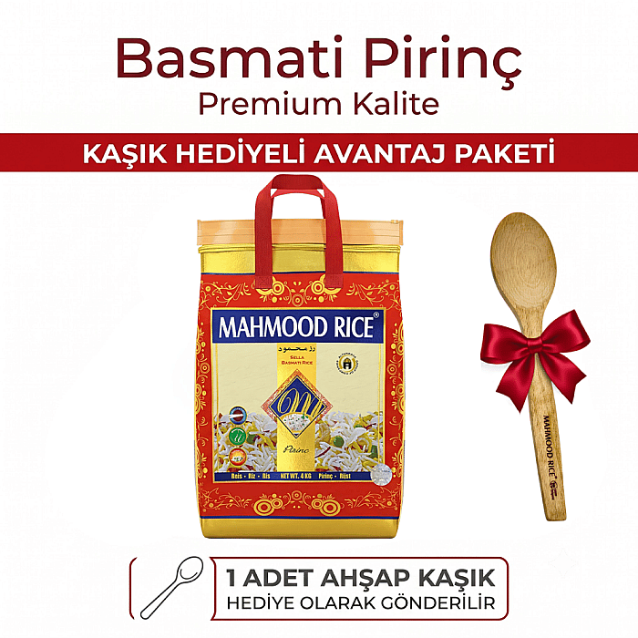Mahmood Rice Basmati Pirinç 4 KG - 1