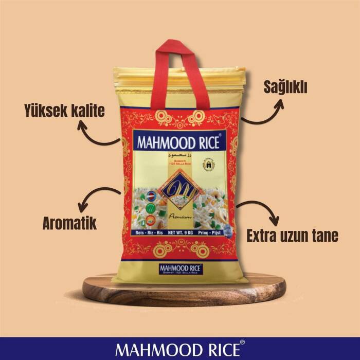 Mahmood Rice Basmati Pirinç 9 KG - 3