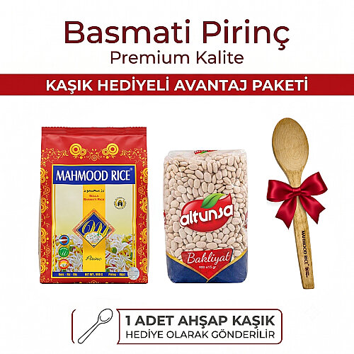 Mahmood Rice Basmati Pirinç 900 G ve Altunsa Fasulye Dermason 900 G Seti - Mahmood Rice