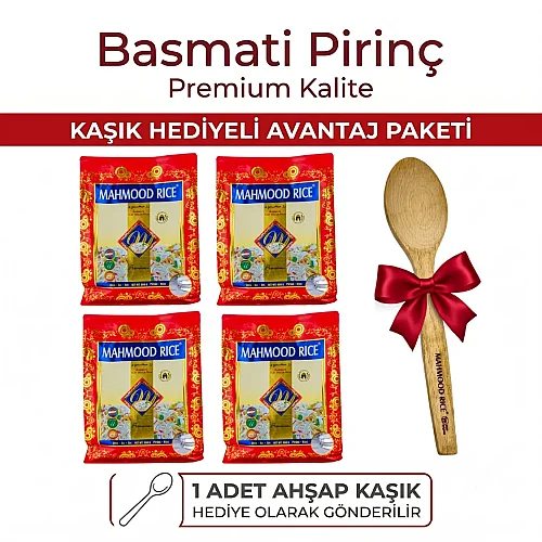 Mahmood Rice Basmati Pirinç 900 G x 4 Adet - Mahmood Rice