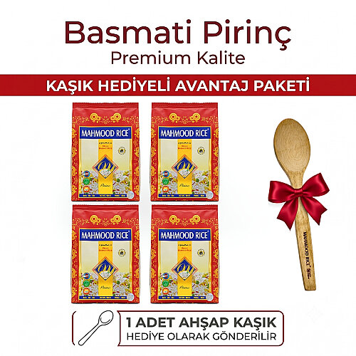 Mahmood Rice Basmati Pirinç 900 G x 4 Adet - Mahmood Rice
