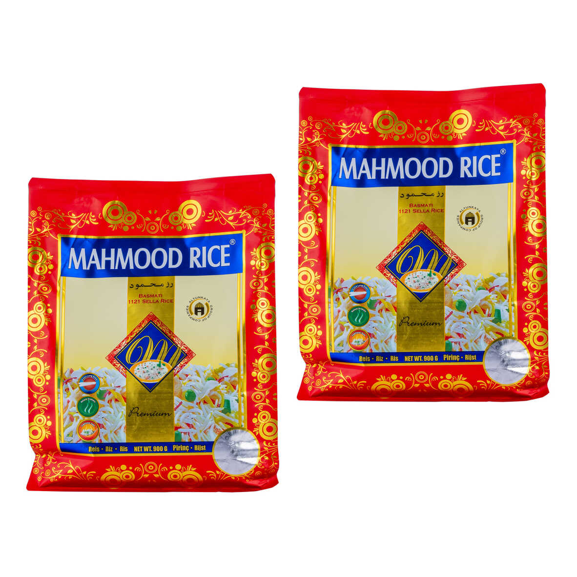 Mahmood Rice Basmati Pirinç 900 gr x 2 Adet - 1