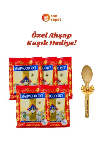 Mahmood Rice Basmati Pirinç 900 G x 5 Adet - Mahmood Rice