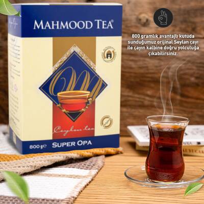 Mahmood Tea Super Opa Ithal Seylan Sri Lanka Ceylon Dökme Çayı 800 Gram - 4