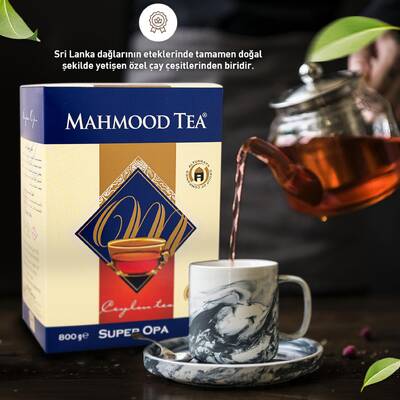 Mahmood Tea Super Opa Ithal Seylan Sri Lanka Ceylon Dökme Çayı 800 Gram - 5