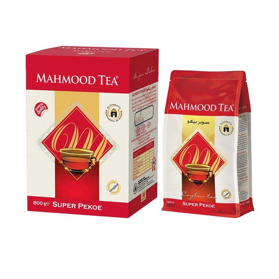 Mahmood Tea Super Pekoe Seylan Çay 800 gr - Mahmood Tea Super Pekoe Poşet Çay 400 Gr - 1