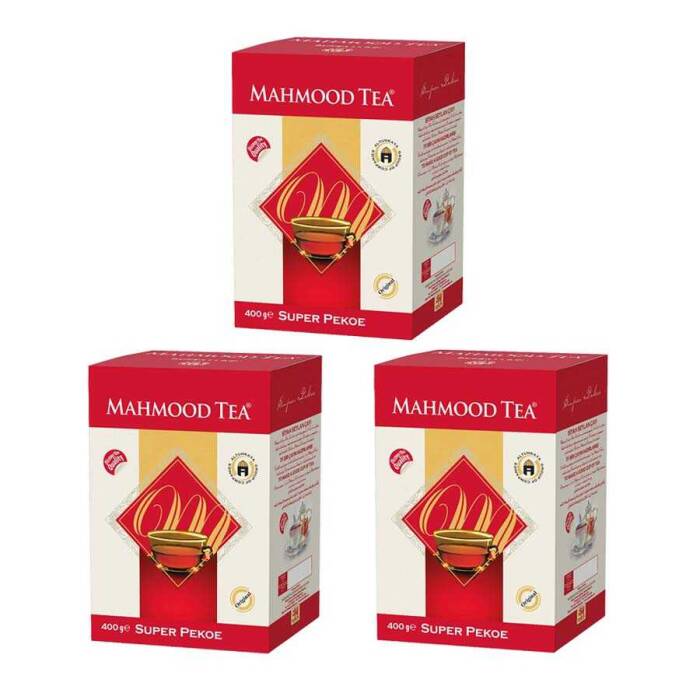 Mahmood Tea Super Pekoe Seylan - Siyah Seylan Çay 400 G × 3 Adet - 1