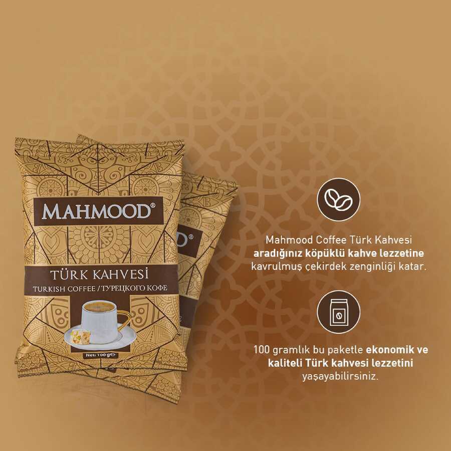 Mahmood Türk Kahvesi 100 gr x 3 adet - 4