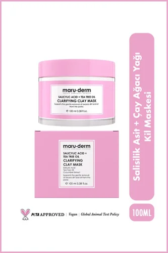 Maruderm Salisilik Asit ve Çay Ağacı Yağı Kil Maskesi 100 Mll - 3