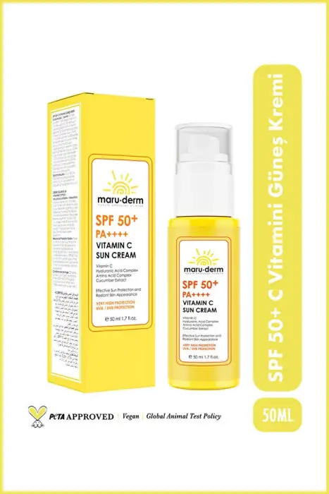 Maruderm spf 50 c vitamini güneş kremi 50 ml - 1