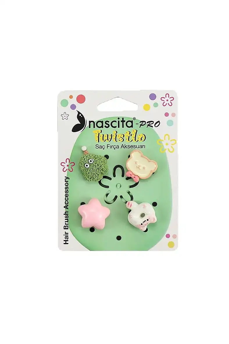 Nascita 4 Lü Twistlo Saç Fırça Aksesuarı - 01