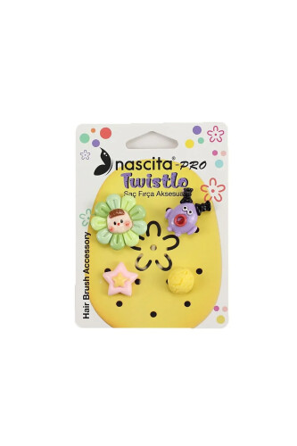 Nascita 4 Lü Twistlo Saç Fırça Aksesuarı - 05 - Nascita
