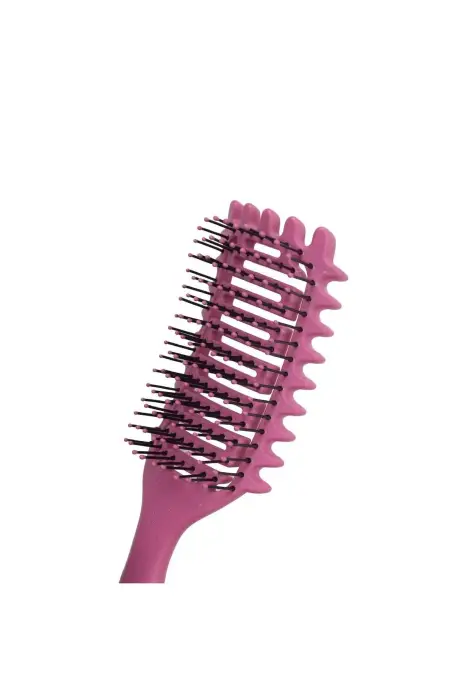 Nascita Magical Curl Pembe Saç Fırçası ( Sihirli Bukleler ) - 2