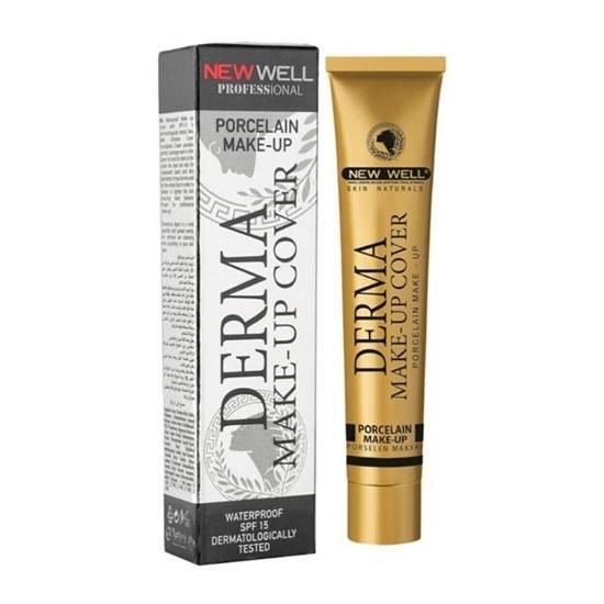 New Well Derma Make-Up Yoğun Kapatıcı Fondöten Silver 30 ml - 1