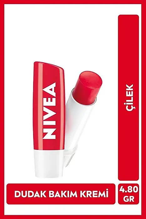 Nivea Çilek Aromalı Dudak Bakım Kremi 4.8 gr - 1