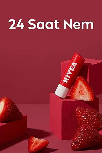 Nivea Çilek Aromalı Dudak Bakım Kremi 4.8 gr - 2