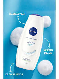 NIVEA Creme Soft Kremsi Dokunuş Duş Jeli 750ml, Badem Yağı, Nemlendirici, Ekonomik Boy, E Vitamini - 3