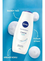 NIVEA Creme Soft Kremsi Dokunuş Duş Jeli 750ml, Badem Yağı, Nemlendirici, Ekonomik Boy, E Vitamini - 3