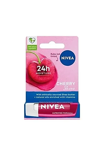 NIVEA Dudak Kremi 3ü Bir Arada Çilekli 4,8 gr Böğürtlen 4,8 gr Kiraz 4,8 gr - 3