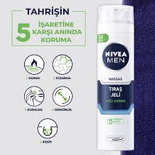 NIVEA MEN Erkek Hassas Koruma Tıraş Jeli 200ml, Hassas Ciltlere Özel, Yanma Kızarma Kuruma Engelleyici - 3