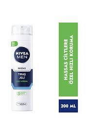 NIVEA MEN Erkek Hassas Koruma Tıraş Jeli 200ml, Hassas Ciltlere Özel, Yanma Kızarma Kuruma Engelleyici - 2