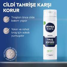 NIVEA MEN Erkek Tıraş Köpüğü 200ml, Hassas Ciltler, Hızlı Koruma, Rahatlatıcı, Konforlu Tıraş Deneyimi - 3