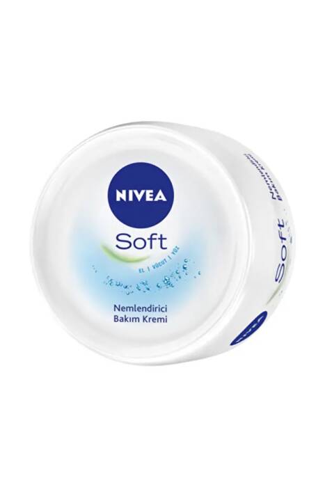 NIVEA Soft Nemlendirici El Yüz ve Vücut Bakım Kremi 100ml, Jojoba Yağı, E Vitamini, Yumuşak Cilt Hissi - 1