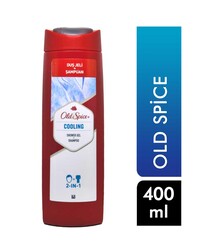 Old Spice Duş Jeli ve Şampuan 400 ml 2 si 1 Arada Cooling - 1