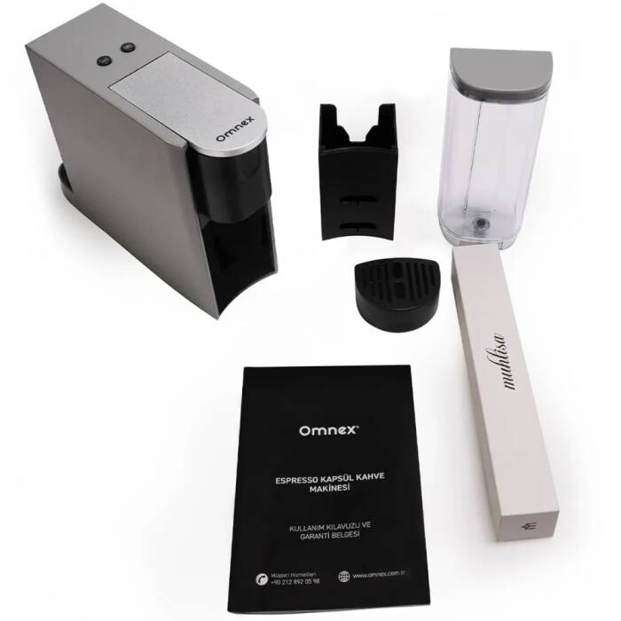 Omnex Ox-Pro Gri Kapsül Kahve Makinesi - 4