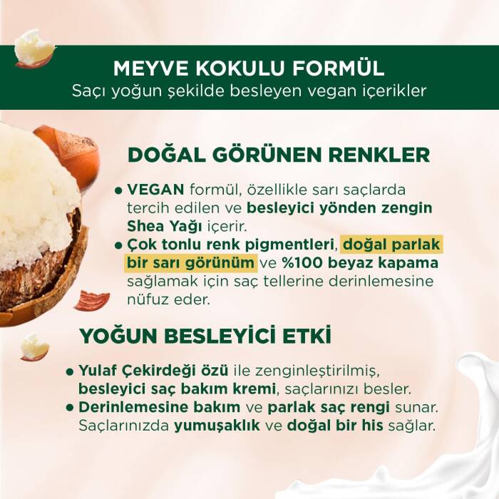 Palette Kalıcı Doğal Renkler 8-0 Bal Köpüğü Saç Boyası - 7