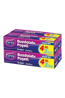 Parex 4 Al 3 Öde Küçük Boy Yeni Tip Buzdolabı Poşeti 20 X 30 Cm - 1