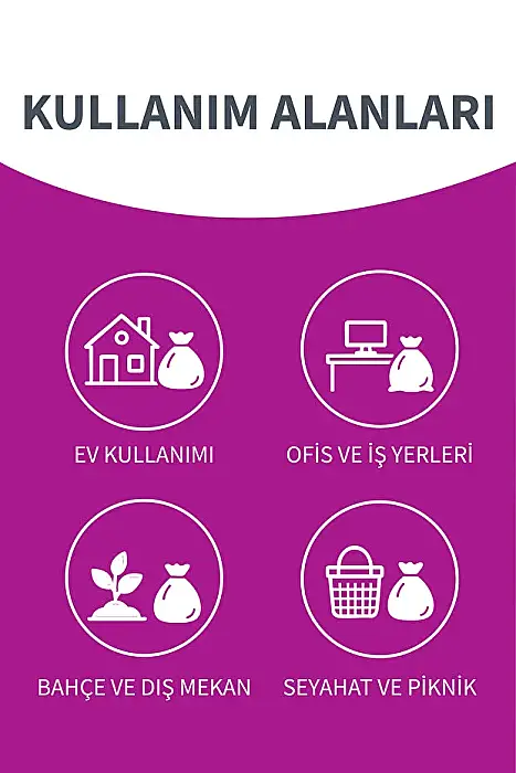 Parex Güçlü Çöp Torbası Mini Boy 5' Li Paket - 2